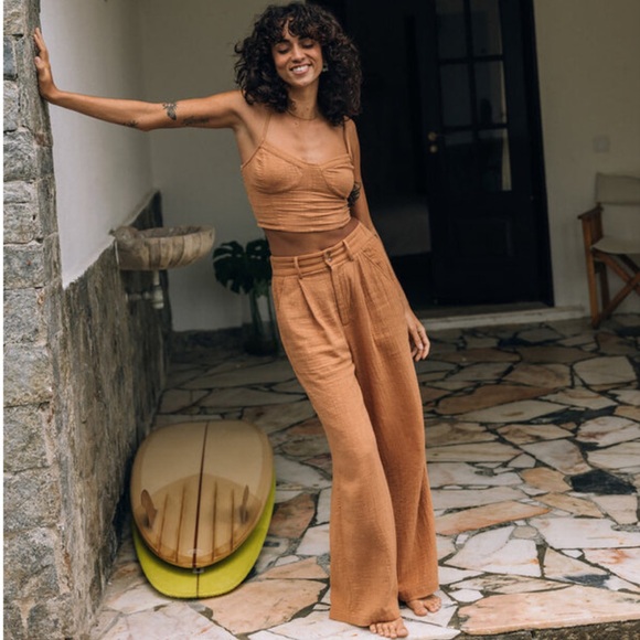 Billabong Pants - Billabong Tailer Made Wide-Leg Pants